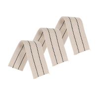 VICASKY Lot de 3 Mèches Plates en Coton 22x5 Cm pour Lampe à Pétrole Extérieure, Mèche de Rechange pour Lanterne à Huile, Accessoires Camping et Éclairage d'urgence Solide