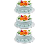 VICASKY Lot de 3 Mini Cupcakes Mini Gâteau de Maison de poupée Simulation Réaliste Cupcake Faire comme si Vous Voulez Manger Jouets Jouer Faux Faux Desserts Résine Sel Mer Gobelets en Carton