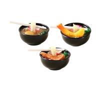 VICASKY Lot de 3 modèles de pâtes artificielles réalistes - Pour les fêtes de repas et comme décoration de cuisine