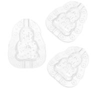 VICASKY Lot de 3 moules à fruits transparents pour melons et ginseng pour les familles et les agriculteurs