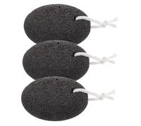 VICASKY Lot de 3 outils de peeling et de polissage des pieds - Pour peaux mortes - Pierre ponce - Pour enlever les callosités - Lave naturelle - Outils de pédicure