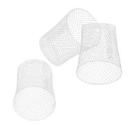 VICASKY Lot de 3 Paniers de Rangement en Fer Blanc Cage Protectrice, Grosse Capacité, Design Ajouré, Construction Robuste pour Stockage Maison et Extérieur