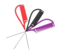 VICASKY Lot de 3 Peignes à Queue de Rat en Métal 3 Pièces Taille Standard Séparation Précise Coiffure Salon Professionnel Coloration Tressage Polyvalent Couleur Violet Noir Rouge