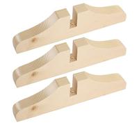 VICASKY Lot de 3 Pieds D'écran en Bois pour Séparateur de Pièce, Base de Séparation Épaissie, Résistant à l'usure, pour Salon et Salle à Manger