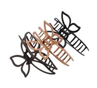 VICASKY Lot de 3 pinces à cheveux Jumbo pour cheveux épais - Antidérapantes et mates - Accessoires de cheveux élégants pour femme