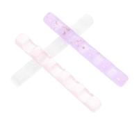 VICASKY Lot De 3 Porte-pinceaux Nail Art En Acrylique Transparent, Support De Rangement Pour Stylos De Calligraphie, Couleurs Candy, Accessoire Multifonction Pour Ongles Et Maquillage