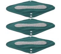 VICASKY Lot de 3 Serviettes Hygiéniques Post-Partum Ultra-Absorbantes en Coton Respirant Thermoscellées et Lavables Protections Hygiéniques Réutilisables pour Flux Abondant