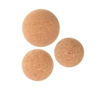 VICASKY Lot de 3 Set de Massage en Liège 5/6/7 Cm - Rouleaux de Massage des Jambes et Pieds pour Relaxation Musculaire, Thérapie Fascia Plantaire et Récupération Sportive