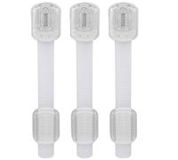 VICASKY Lot de 3 Verrous de Sécurité Bébé pour Tiroirs et Armoires, Abs Robuste, sans Risque de Pincement, Protection Garçon et Filles, Adapté pour Réfrigérateur et Meubles, Sécurité
