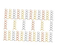 VICASKY Lot De 30 Barrettes Spirales Pour Cheveux Épingles À Cheveux Pinces À Cheveux Pour Boucles Accessoires De Coiffure Pour Chignons Tresses Spirales Assorties Dorées Pour