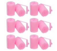 VICASKY Lot de 30 Bigoudis en Éponge Flexibles Rose sans Chaleur pour Cheveux Courts et Longs Bigoudis pour Donner du Volume Coiffage de Nuit Réutilisables et Lavables