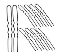 VICASKY Lot de 30 épingles à cheveux style ancien - Barrette à cheveux - Pour chignons - Épingles à cheveux décoratives - Épingles à cheveux françaises - En alliage ferro-noir