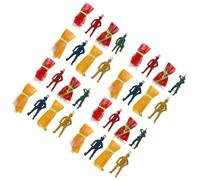 VICASKY Lot de 30 Jouets Parachute pour Garçon et Filles - Mini Parachutes Volants en Plastique - Figurines Soldats Volants pour Jeux Extérieurs et Activités Ludiques Couleur Aléatoire