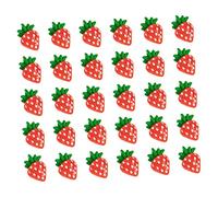 VICASKY Lot De 30 Petits Bijoux En Forme De Fraises Breloques Pour Ongles Fruits Tranches De Fruits Mignonnes Pour Fraises Breloques Pour Ongles Fruits Breloques Pour Ongles Nail