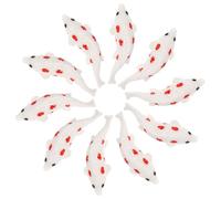 VICASKY Lot de 30 statues de poisson décoratives en résine pour aquariums et micro-paysages peints à la main et vivants pour décorations