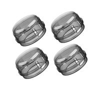 VICASKY Lot de 4 Capuchons de Protection pour Bouton de Cuisinière à Gaz Garçon et Filles, Noir Grand Trou, Sécurité la Cuisine, Verrouillage Prévention Incendie, Protection Plastique Solide