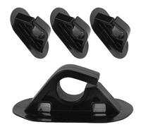 VICASKY Lot de 4 Clips de Pagaie en PVC Robuste, Support de Fixation pour Kayak et Canoë, Porte-rames Pratique et Compact pour Rangement de Pagaie Lors de Navigation en Eau Douce ou Mer