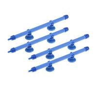 VICASKY Lot de 4 Diffuseurs à Bulles d'air pour Aquarium 25 CM Bleu Tube à Bulles d'Oxygène Amovible Base en Silicone Aérateur d'Aquarium Silencieux pour Poissons et Écosystèmes