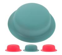 VICASKY Lot de 4 Manchons de Protection en Silicone Universels pour Poignées de Couvercles de Casseroles, Résistants la Chaleur, 2 Rouges et 2 Bleus, Accessoires pour Cocottes en Fonte