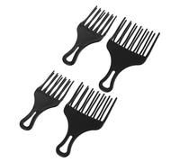 VICASKY Lot de 4 peignes à cheveux - Peigne à dents larges pour perruques afro bou s et ondulées