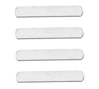 VICASKY Lot De 4 Plaques D’Acier Lestées pour Équipement Fitness, Bandes Lestées Réglables, Accessoires Port De Poids pour Musculation, Marche Et Entraînement Sportif