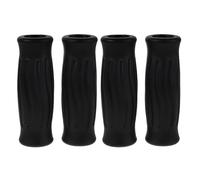 VICASKY Lot de 4 Poignées Antidérapantes en Tpr pour Cannes de Marche et Déambulateurs, Rembourrage Confortable, Taille Large 11 Cm X 3,5 Cm, Noires, Adaptées aux Seniors Meilleure