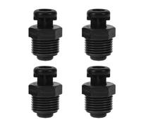 VICASKY Lot de 4 Purgeurs Automatiques d'Air pour Irrigation - Soupapes Anti-Vide en Plastique Robuste pour Systèmes de Goutte-à-Goutte, Arrosage et Serre, Installation Facile