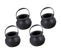 VICASKY Lot De 4 Seaux À Bonbons pour Sorcières Bocaux D'Intérieur pour Fête d'halloween De Bienvenue Farce Seau De pour Halloween Décorations De Fête