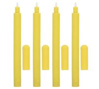 VICASKY Lot de 4 Stylos de Sécurité en Silicone 12 Cm Anti-avaler Stylo Psychiatrique Hospitalier pour Prison Établissement de Santé Mentale