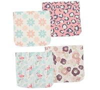 VICASKY Lot de 4 trousses de maquillage portable compartiment mini petite trousse de maquillage Bonjour Trousse de maquillage mignonne Petite trousse de maquillage Trousse de maquillage pour le sac à