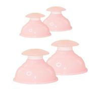 VICASKY Lot de 4 Ventouses en Silicone sous Vide sans Flamme Petits et Grands Accessoires de Massage pour Thérapie par Ventouses Outil de Bien-Dos Bras et Genoux Facile à
