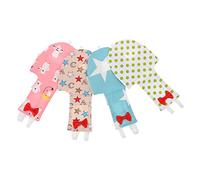 VICASKY Lot De 4 Vêtements pour Perroquets Et Perruches Couches Réutilisables en Tissu Doux Taille m Motifs Variés pour Usage Quotidien Et Protection Hygiénique des Oiseaux De Compagnie