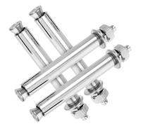 VICASKY Lot de 4 vis en acier au carbone pour une fixation stable pour piscines et planches de saut durables et pour un entraînement sûr