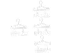 VICASKY Lot de 40 cintres pour poupées - Pour maison de poupée - Peu encombrant - Pour organiser les vêtements de poupée - Accessoires pour jeu de poupée