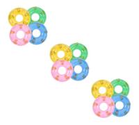 VICASKY Lot de 45 mini bouées de natation miniatures pour la maison, articles ménagers, jouets, modèles de mini bouées, accessoires pour boissons, produits ménagers, beignets, accessoires pour enfant