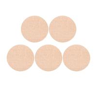 VICASKY Lot de 5 Abat-jours Anti-éblouissement en Tissu Beige Clair 16 Cm, Diffuseur de Lumière pour Plafonnier, Protection Oculaire Bébé, Résistant Haute Température, Accessoire