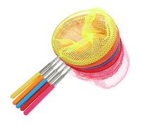 VICASKY Lot de 5 filets papillon extensibles - Piège à insectes télescopique - Rose - Idéal pour le jardin, l'extérieur et l'exploration de la nature