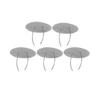 VICASKY Lot de 5 Filtres à Thé en Acier Inoxydable 304, Infuseurs Réutilisables à Maille Fine, Passoires Filtrantes Rondes pour Théière avec Orifice Unique, Accessoires pour Infusion