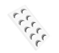 VICASKY Lot De 5 Paires De Faux Cils Courts Naturels En Fibre 3d Denses Et Épais Pour Femmes Et Filles Usage Quotidien