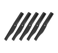 VICASKY Lot de 5 Peignes Pliants en Corne de Bœuf Noirs pour Soins Capillaires, Démêlage, Accessoires Portables pour Voyage et Usage Domestique