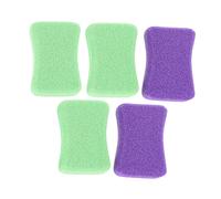 VICASKY Lot de 5 pierres ponces pour cuticules et pédicure - Outil exfoliant pour le soin des pieds - Couleurs aléatoires - Outil de ponçage efficace pour pieds doux