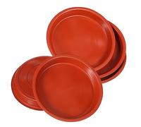 VICASKY Lot de 5 plaques de base en plastique pour pots de fleurs - Pour l'intérieur et l'extérieur - Comme soucoupes pour plantes - Accessoires de jardin respectueux des fleurs