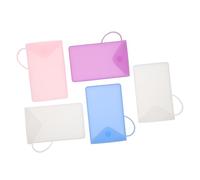 VICASKY Lot de 5 sacs de rangement étanches - Mini pochette de rangement - Pour ordinateur portable - Cinq poches pour articles de papeterie - Pour étudiants, trousse de maquillage, étudiants, petits