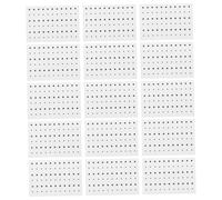 VICASKY Lot De 50 Autocollants Amusants Et Imperméables Pour Femme Faux Tatouages Taches De Rousseur Tatouages Temporaires Noirs