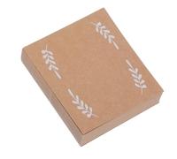VICASKY Lot de 50 Cartes de Visite en Papier Kraft pour Mariage, Marque-places Élégants et Simples, Faciles à Écrire, pour Scénarios de Mariage sous Tente