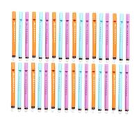 VICASKY Lot de 50 sifflets pour enfants - Jouet sonore d'oiseau - Mini flûte pour jouets musicaux - Convient pour les spectacles créatifs et les activités de plein air - Couleurs mélangées