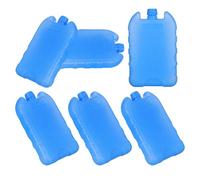 VICASKY Lot de 6 Blocs Réfrigérants Moyens Rechargeables pour Climatiseur Portable et Ventilateur Boîtes à Cristaux de Glace Réutilisables Refroidissement Rapide pour Usage Extérieur et