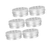 VICASKY Lot de 6 Boîtes d'Entraînement Olfacteur pour Chiens 80 ML en Aluminium Couvercle à Trous Outil Portable pour Dressage Olfacteur Adapté aux Chiens de Travail et Agility