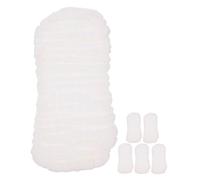 VICASKY Lot de 6 couches pour nouveau-né - Lingettes sèches rechargeables - Récipient pour lingettes humides - Berceau - Organiseur de caddy - Blanc