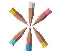 VICASKY Lot de 6 embouts d'arrosage automatiques pour plantes de balcon Cône d'argile décoratif avec design unique pour l'intérieur